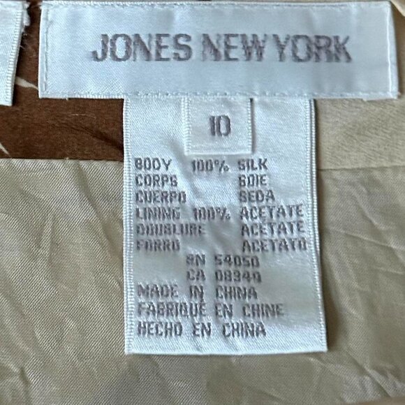 Jones New York Tropical Leaf Print Silk Skirt – Women's Size S/M - Picture 4 of 7